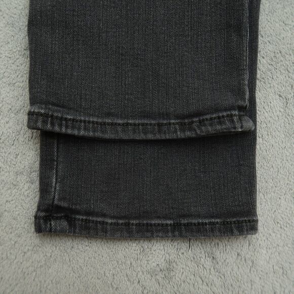 Levi's 712 Jeans Women's Size 29 Gray Mid-Rise Slim Straight Denim 29" Inseam - Picture 15 of 16